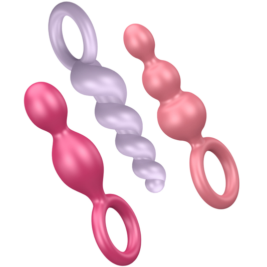 Satisfyer Anal Plugs Set 3Pcs Tricolor | Niks.fi verkkokauppa