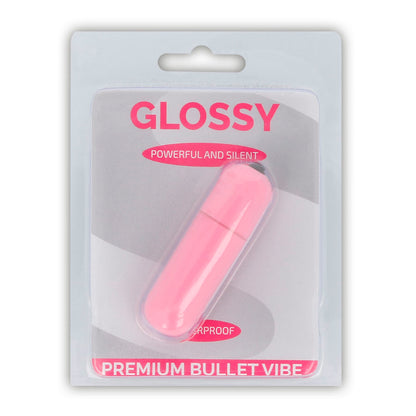 Glossy Premium Vibe Vibrating Bullet 10V Pink | Niks.fi verkkokauppa