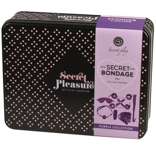 Secretplay Bdsm Set 8Pcs Purble /Black. | Niks.fi verkkokauppa