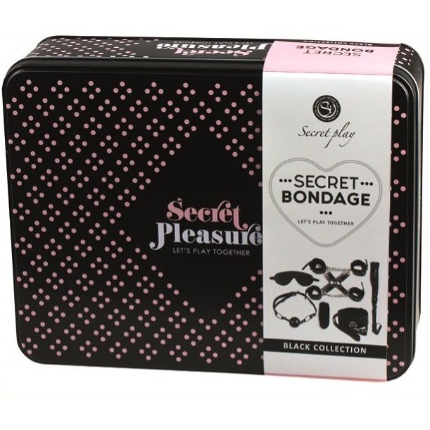 Secretplay Bdsm Set 8 Pcs Black | Niks.fi verkkokauppa
