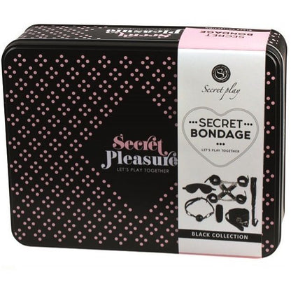 Secretplay Bdsm Set 8 Pcs Black | Niks.fi verkkokauppa