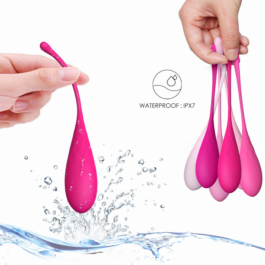 Leslie Kegel Fit Pelvic Muscle Training Set 6 Weights | Niks.fi verkkokauppa