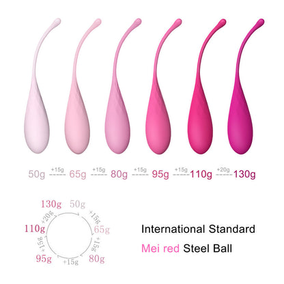 Leslie Kegel Fit Pelvic Muscle Training Set 6 Weights | Niks.fi verkkokauppa