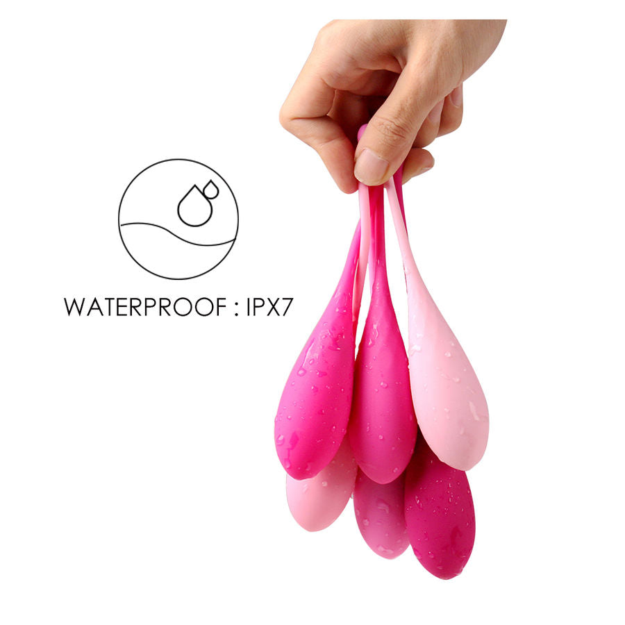 Leslie Kegel Fit Pelvic Muscle Training Set 6 Weights | Niks.fi verkkokauppa