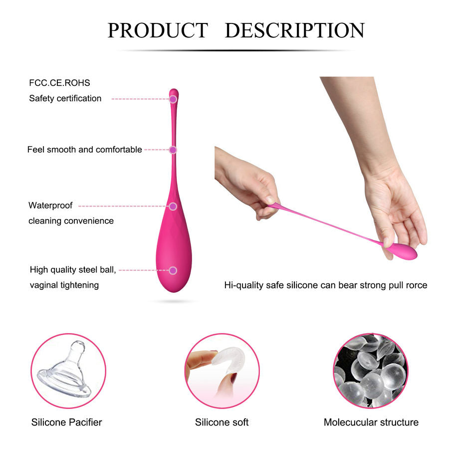 Leslie Kegel Fit Pelvic Muscle Training Set 6 Weights | Niks.fi verkkokauppa