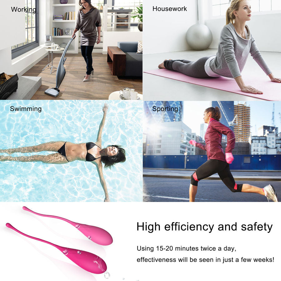Leslie Kegel Fit Pelvic Muscle Training Set 6 Weights | Niks.fi verkkokauppa