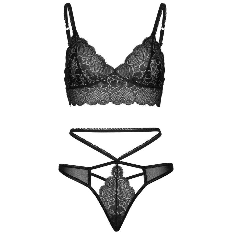 Leg Avenue Set 2 Pieces Set Strappy Cut G String M/L | Niks.fi verkkokauppa