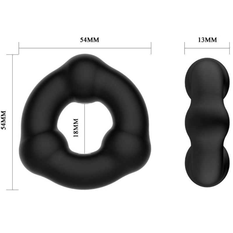 Crazy Bull Super Soft Silicone Ring With Nodules | Niks.fi verkkokauppa