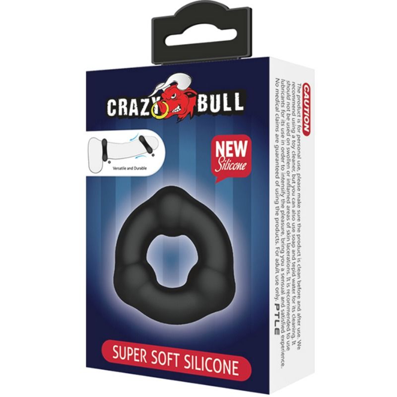 Crazy Bull Super Soft Silicone Ring With Nodules | Niks.fi verkkokauppa