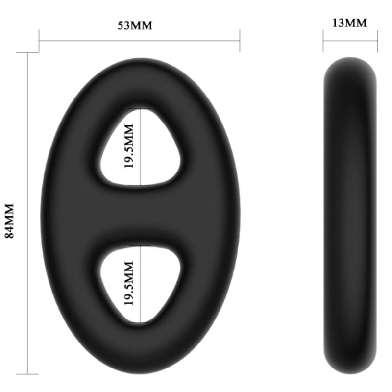 Crazy Bull Super Soft Double Silicone Ring | Niks.fi verkkokauppa