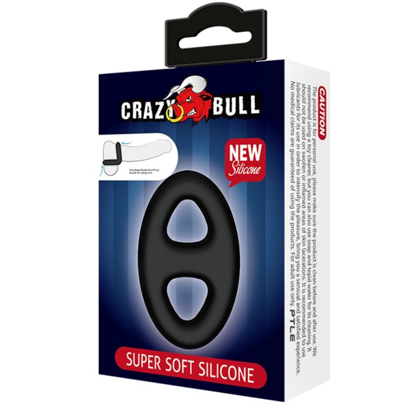 Crazy Bull Super Soft Double Silicone Ring | Niks.fi verkkokauppa