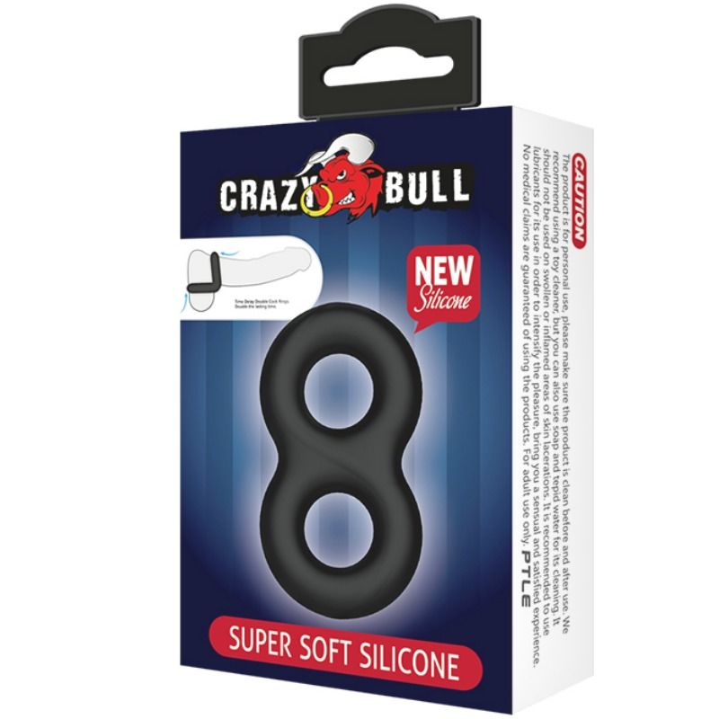 Crazy Bull Double Medical Silicone Ring | Niks.fi verkkokauppa