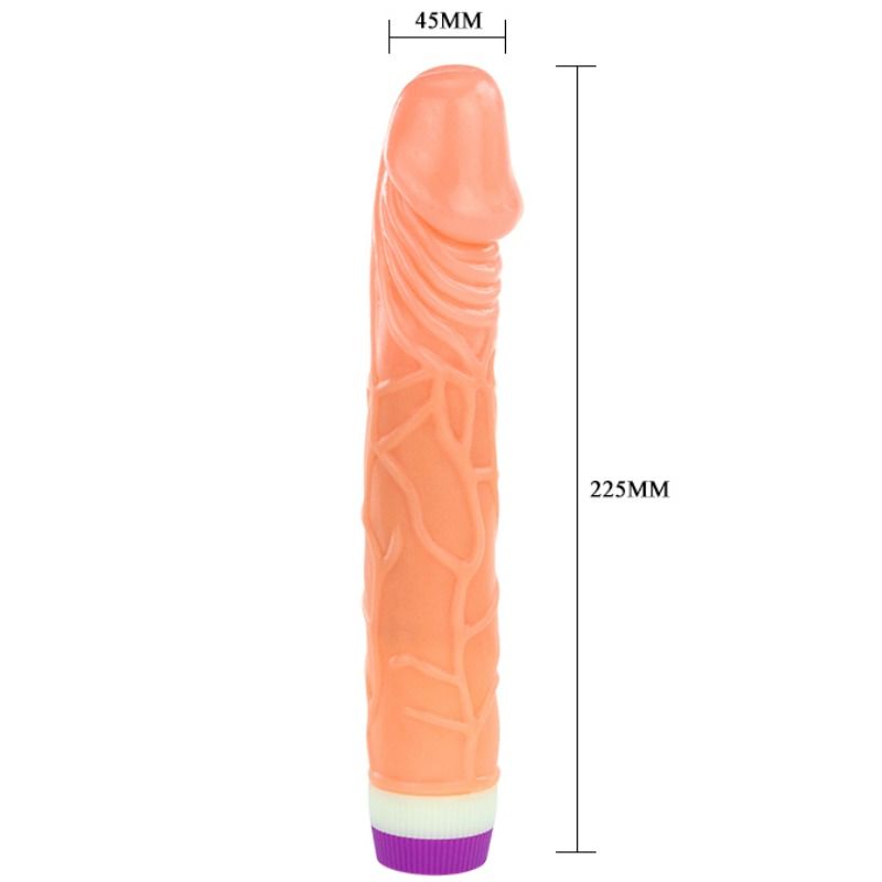 Baile Waves Of Pleasure Realistic Vibrating 22.5 Cm | Niks.fi verkkokauppa