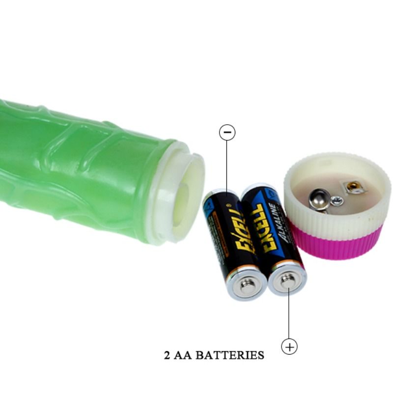 Baile Waves Of Pleasure Vibrator 23 Cm Green | Niks.fi verkkokauppa