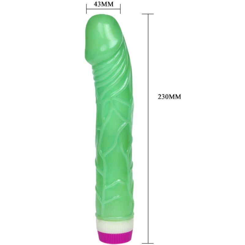 Baile Waves Of Pleasure Vibrator 23 Cm Green | Niks.fi verkkokauppa