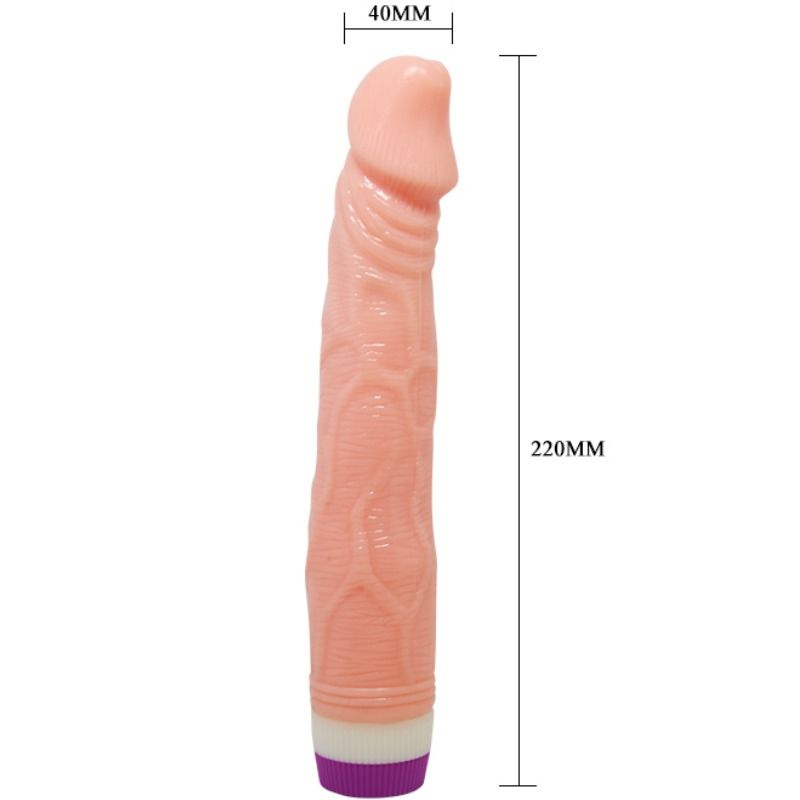 Baile Natural Realistic Vibrator 22 Cm | Niks.fi verkkokauppa