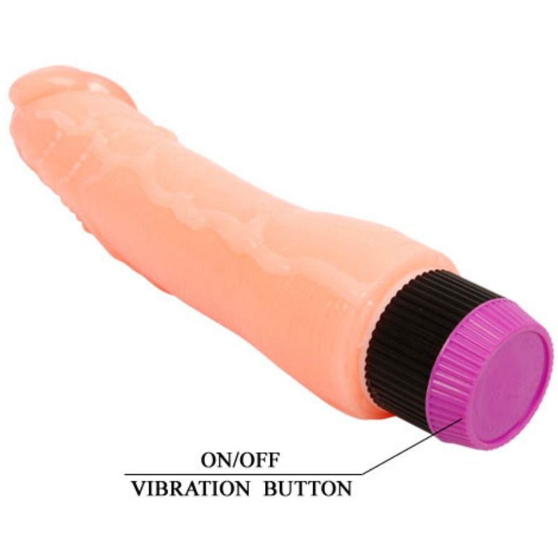 Baile Natural Flexible Realistic Vibrator 24 Cm | Niks.fi verkkokauppa