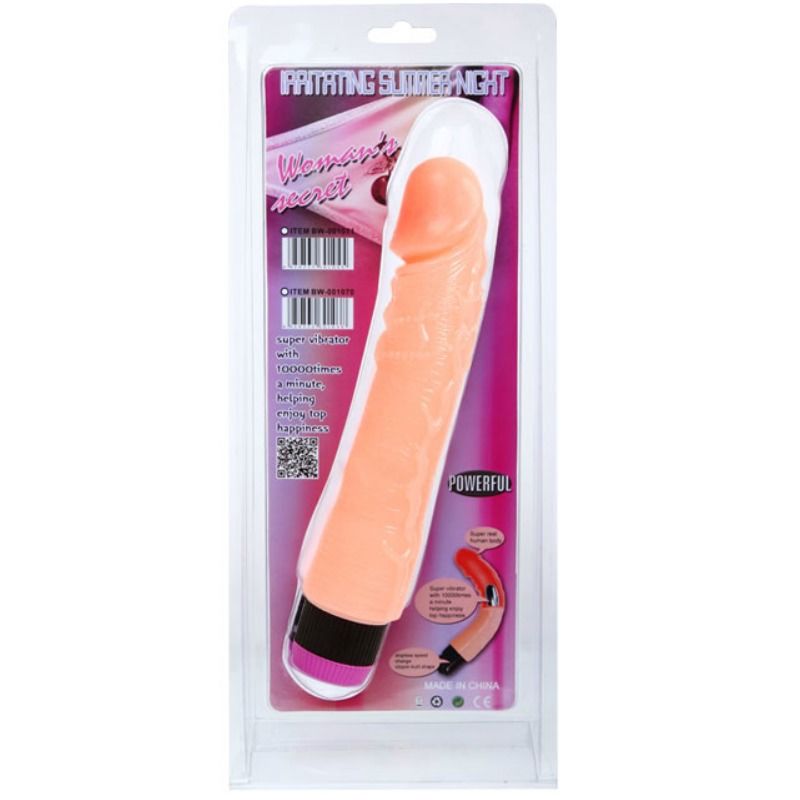 Baile Natural Flexible Realistic Vibrator 24 Cm | Niks.fi verkkokauppa
