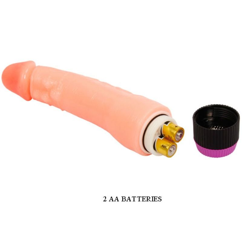Baile Natural Flexible Realistic Vibrator 24 Cm | Niks.fi verkkokauppa