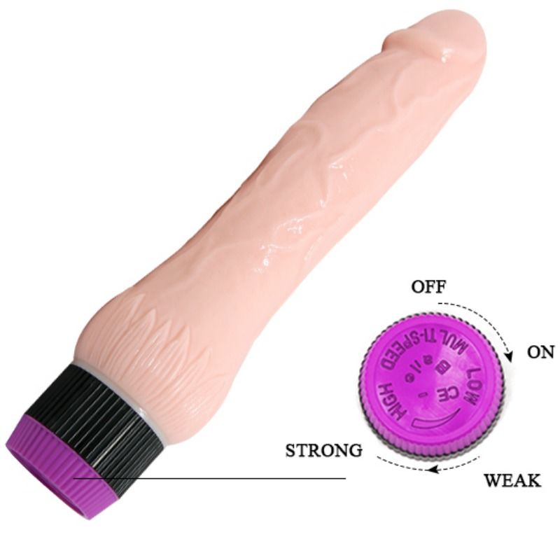 Baile Adour Club Realistic Vibrator Wide Base 22 Cm | Niks.fi verkkokauppa