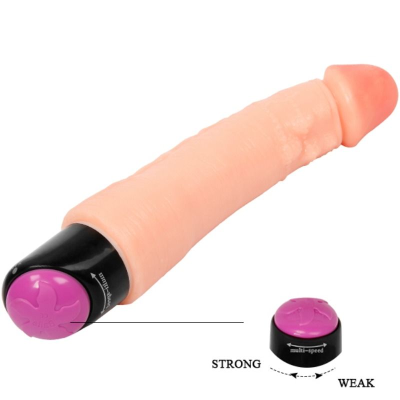 Baile Flexible Realistic Vibrator 25 Cm | Niks.fi verkkokauppa