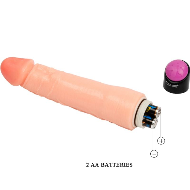 Baile Flexible Realistic Vibrator 25 Cm | Niks.fi verkkokauppa
