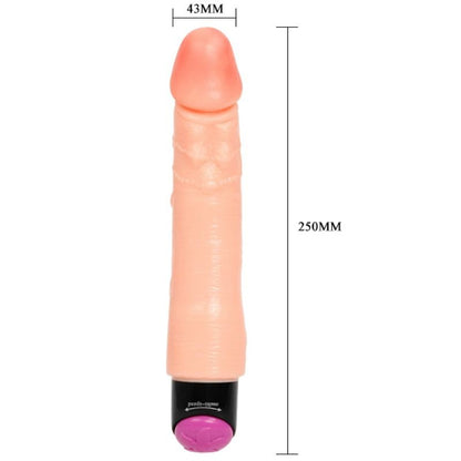 Baile Flexible Realistic Vibrator 25 Cm | Niks.fi verkkokauppa