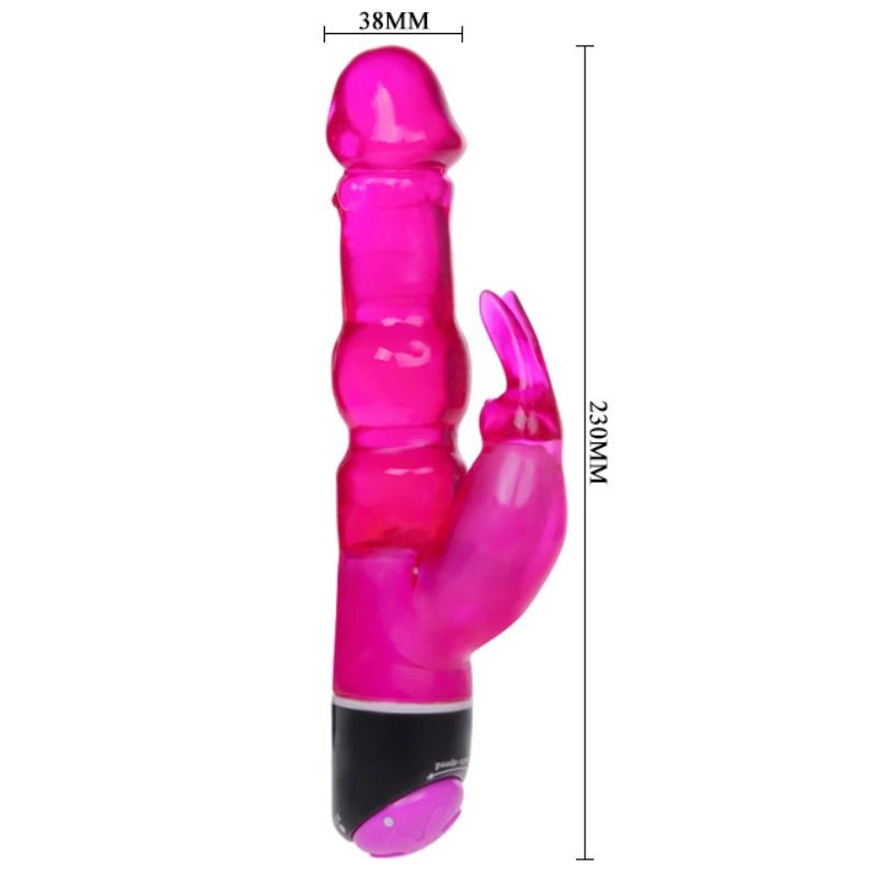 Waves Of Pleasure Fantasy Vibraattori Ja Rabbit 23 cm | Niks.fi verkkokauppa