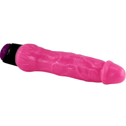 Baile Colorful Sex Realistic Vibrator Pink 24 Cm | Niks.fi verkkokauppa