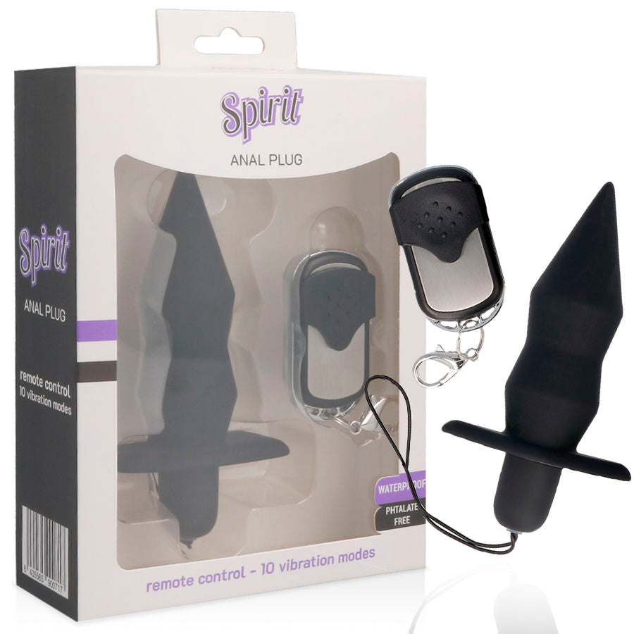 Spirit Anal Plug Remote Control Black | Niks.fi verkkokauppa
