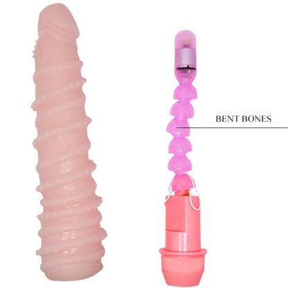Flexi Vibe Sensual Spiral G-Piste Vibraattori 19.5 cm | Niks.fi verkkokauppa