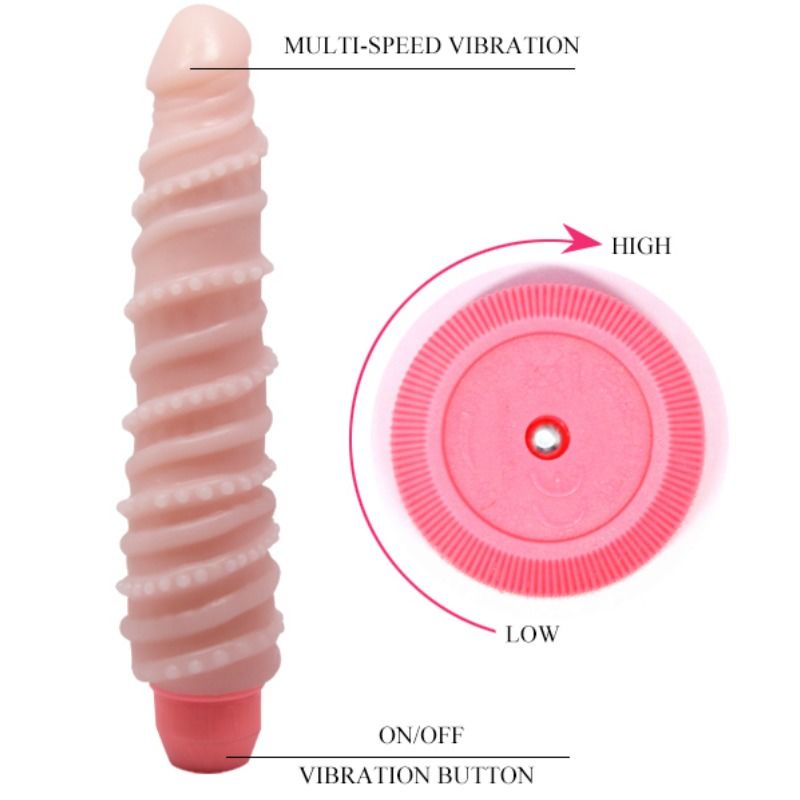 Flexi Vibe Sensual Spiral G-Piste Vibraattori 19.5 cm | Niks.fi verkkokauppa