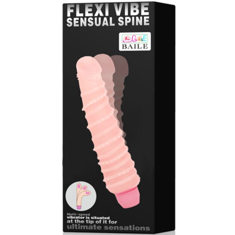 Flexi Vibe Sensual Spiral G-Piste Vibraattori 19.5 cm | Niks.fi verkkokauppa