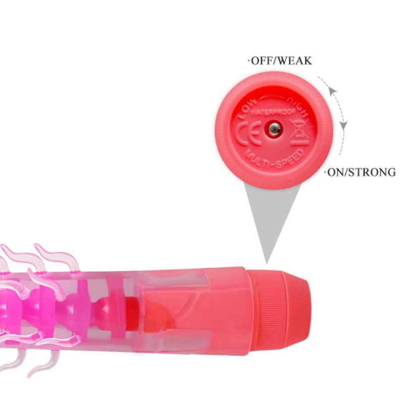 Baile Flexi Vibe Sensual Spine Bendable Vibrating Dildo 23.5 Cm | Niks.fi verkkokauppa
