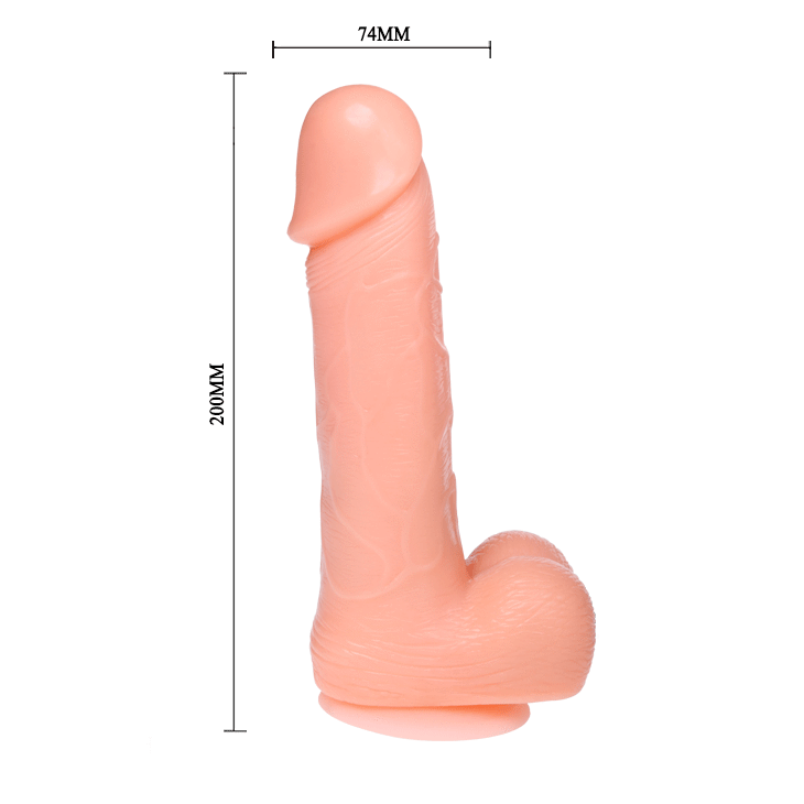 Baile Realistic Dildo Dong Vibration And Rotation 20 Cm | Niks.fi verkkokauppa