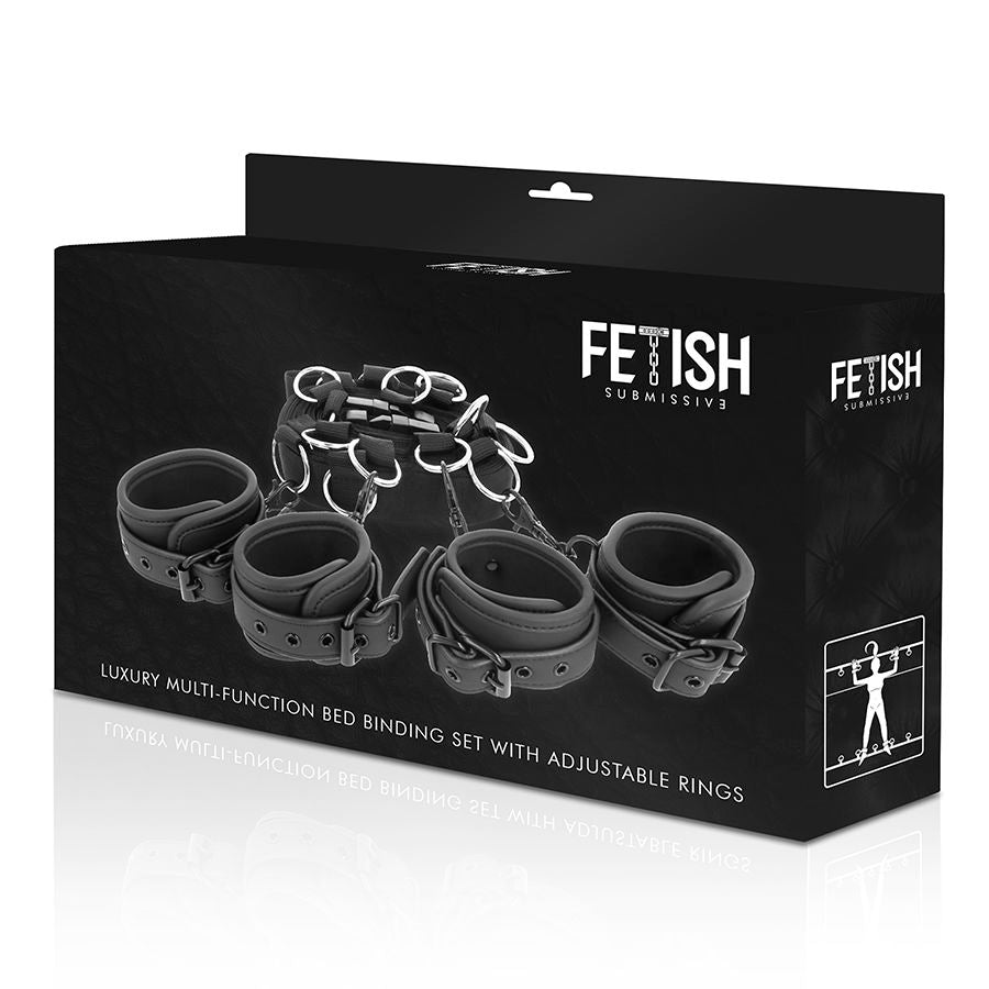 Fetish Submissive Luxury Bed Ties Set With Noprene Lining | Niks.fi verkkokauppa