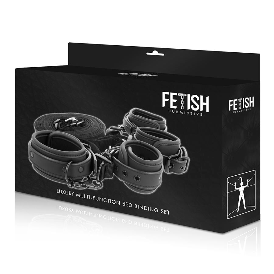 Fetish Submissive Set Of Handcuffs And Ties With Noprene Lining | Niks.fi verkkokauppa