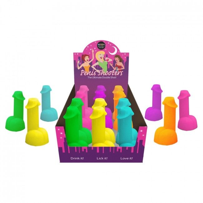 Kheper Games Neon Shots Form Penis 1 Unit (Random Color) | Niks.fi verkkokauppa