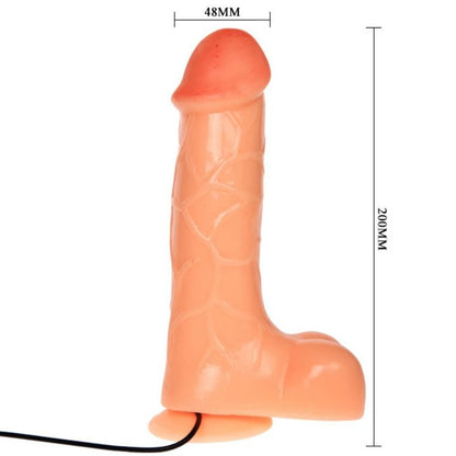 Baile Intrepid Emperor Realistic Dildo Vibrator 20 Cm | Niks.fi verkkokauppa