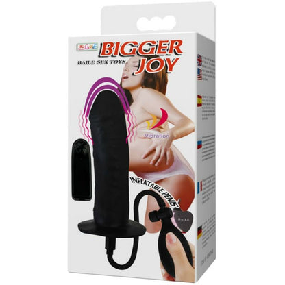 Baile Bigger Joy Inflatable Penis With Vibration 16 Cm | Niks.fi verkkokauppa