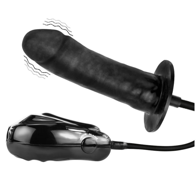 Baile Bigger Joy Inflatable Dildo With Vibration 16 Cm | Niks.fi verkkokauppa