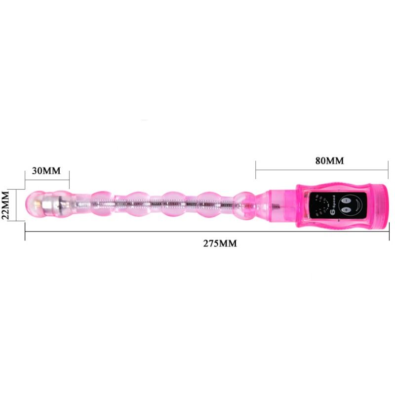 Distortion Triple Pinkki G-Piste Stimulaattori | Niks.fi verkkokauppa
