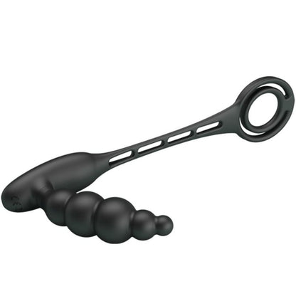 Pretty Love Penis Rings With Vibrator Plug | Niks.fi verkkokauppa