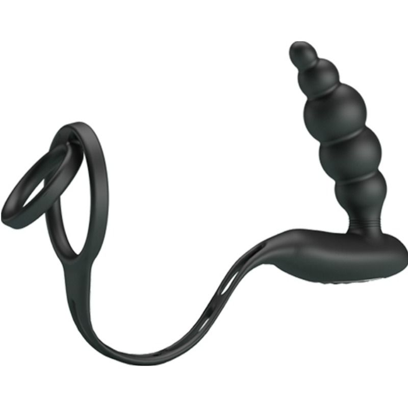 Pretty Love Penis Rings With Vibrator Plug | Niks.fi verkkokauppa