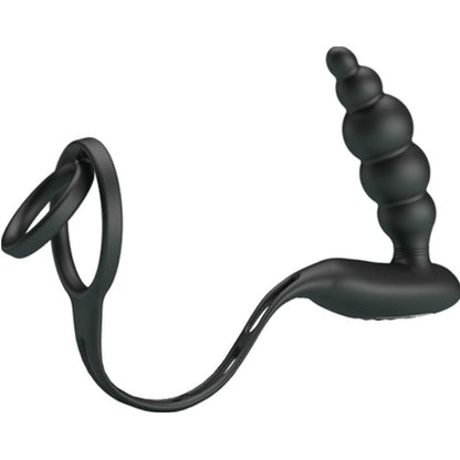 Pretty Love Penis Rings With Vibrator Plug | Niks.fi verkkokauppa