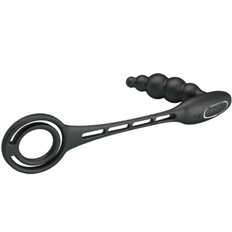 Pretty Love Penis Rings With Vibrator Plug | Niks.fi verkkokauppa