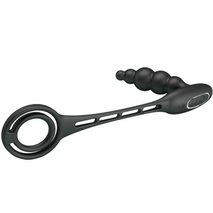 Pretty Love Penis Rings With Vibrator Plug | Niks.fi verkkokauppa