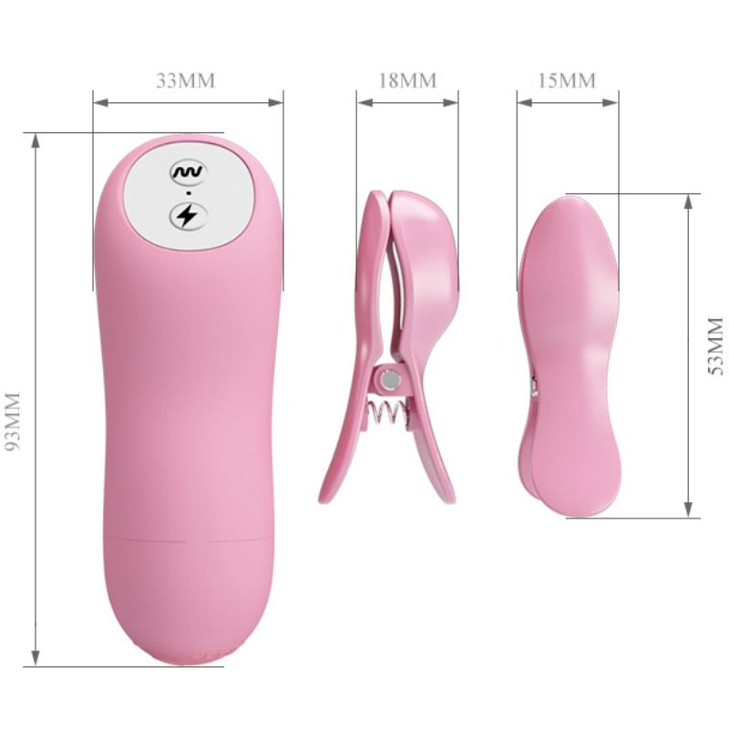 Baile Romantic Wave Tweezers With Vibration And Electroshock | Niks.fi verkkokauppa