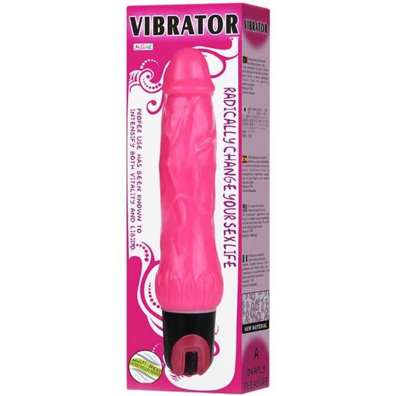 Baile Vibrator Daaply Pleasure Multispeed Pink | Niks.fi verkkokauppa