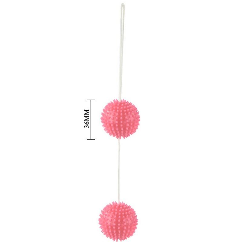 Baile A Deeply Pleasure Pink Textured Balls 3.6 Cm | Niks.fi verkkokauppa